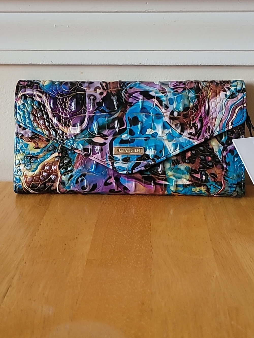 NWT Brahmin Veronica Euphoria Melbourne Envelope Wallet